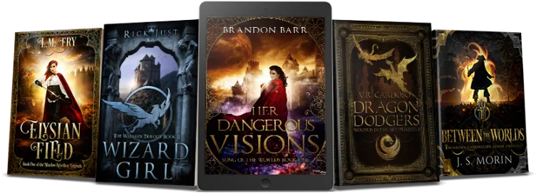 A selection of published book covers
